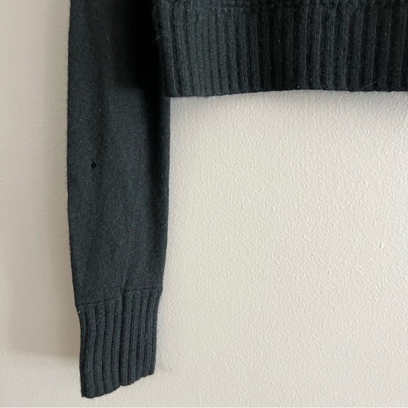 Veronica Beard Mixed Media Sweater Wool Cashmere Waffle Knit Sz M DIY *Holes - Picture 6 of 16